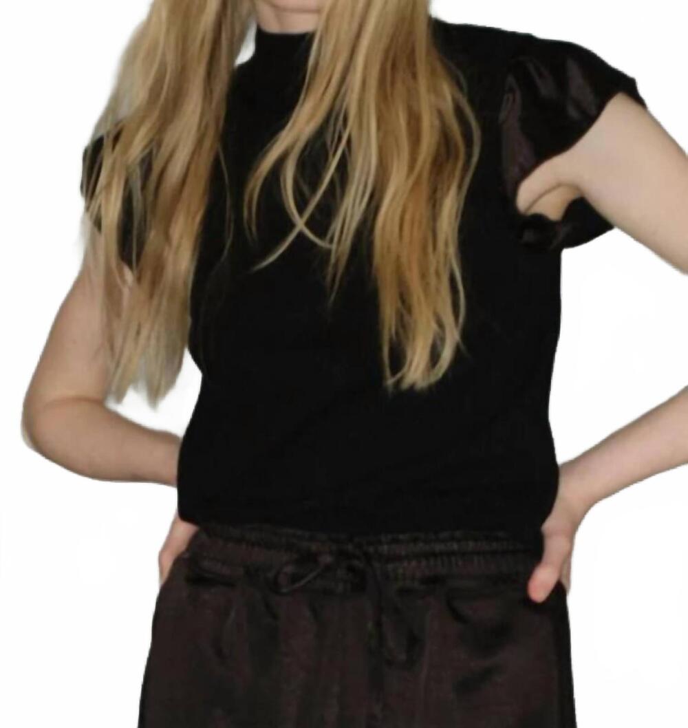 NEW MELISSA NEPTON mika top in black